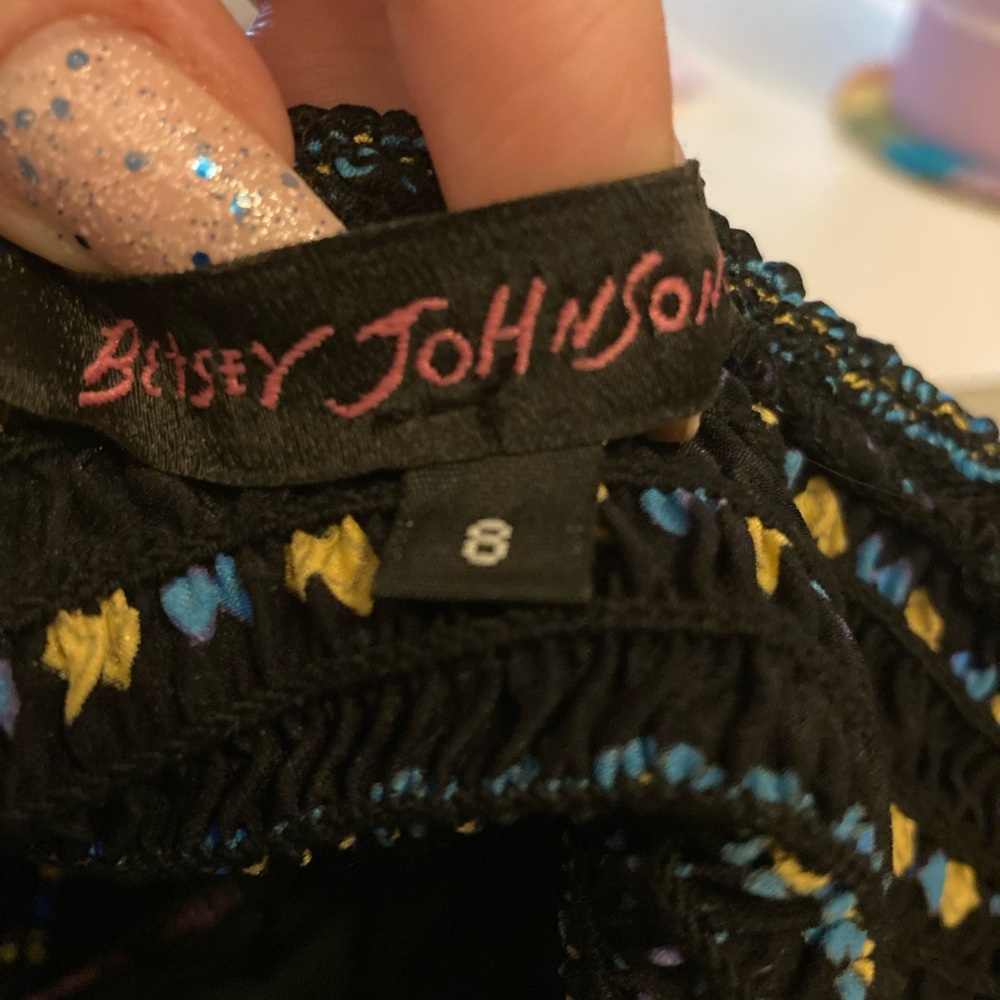 Vintage Silk Betsey Johnson Dress Rare Halter Size 8 - Picture 7 of 9
